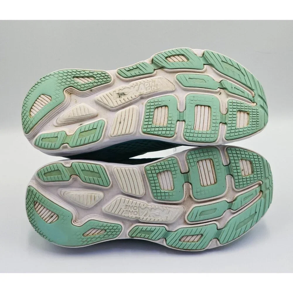 Hoka One One Bondi 7 Women's Green/White Mesh Athletic Running Shoes Sz 9.5 2654 - Picture 5 of 16